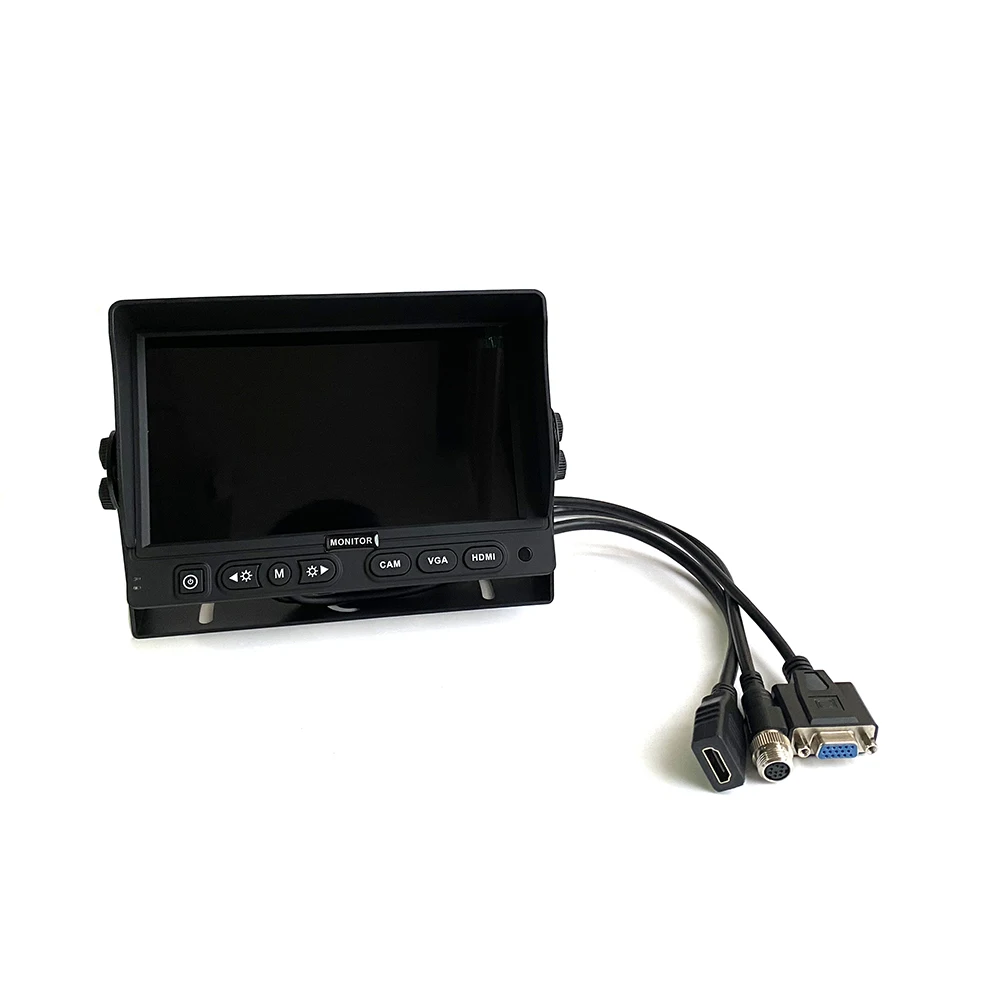 

Relipo 7 Inch Car Monitor with HDMI VGA for TV Computer Display LCD Color Screen Car Backup Camera & Home Security System