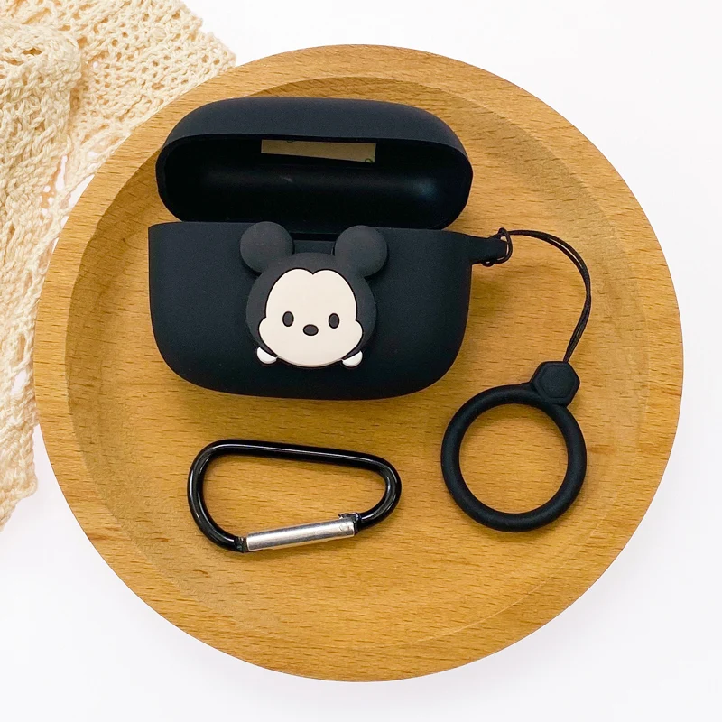 카툰 마블 이어폰 케이스, JBL T230NC/T130NC TWS 실리콘 무선 블루투스 이어버드, 후크 포함 보호 충전 커버