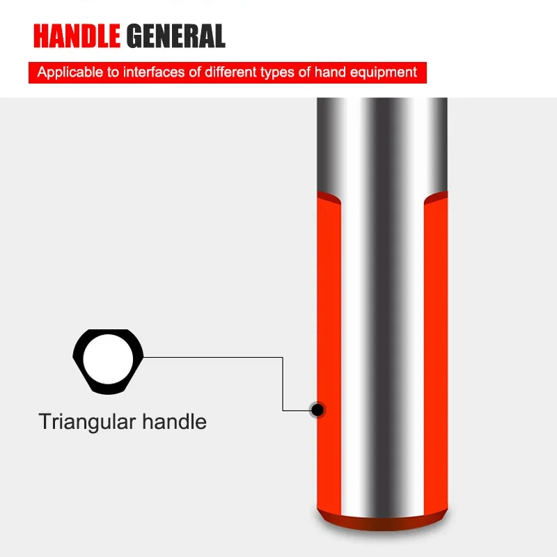 GAMONT High Hardness Multi-function Triangle Drill Hole Opener Special Triangle Drill For Ceramic Tile Cement Concrete Wall Dril