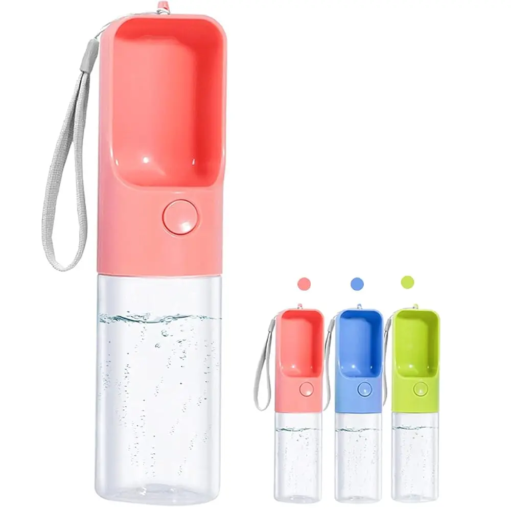 

Бутылка для воды для собак для прогулок, портативная дорожная поилка-кружка-миска-диспенсер для животных, из пищевого материала, герметичная