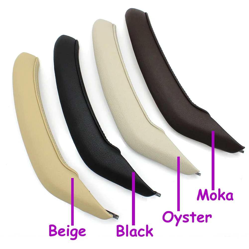 LHD RHD F25 F26 Car Interior Passenger Door Left Right Pull Handle Leather Outer Cover Trim Replacement For BMW X3 X4 2010-2016