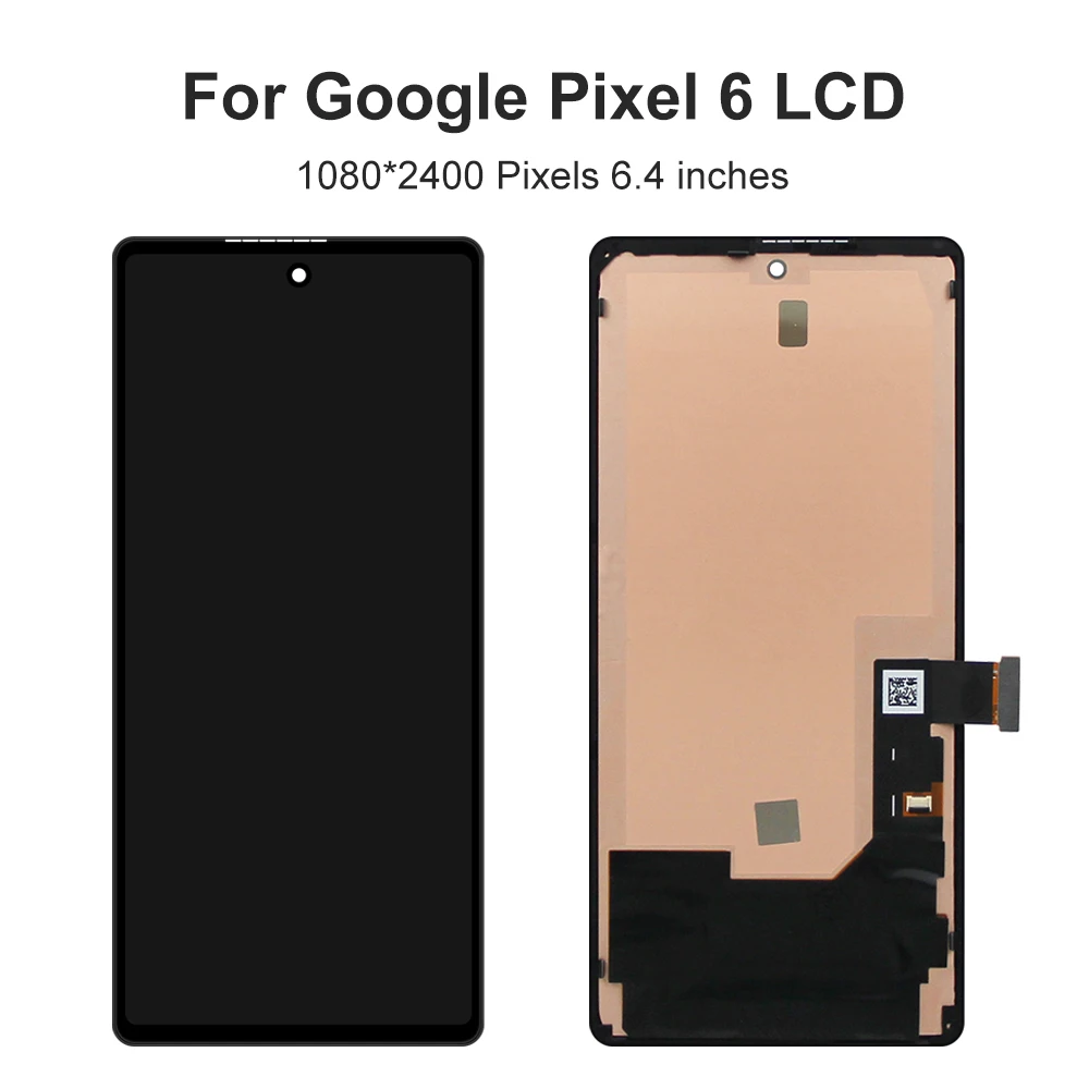 For Google Pixel 6 For AMOLED 6.4\'\'Google Pixel 6 GB7N6 G9S9B16 G9S9B LCD Display Touch Screen Digitizer Assembly Replacement