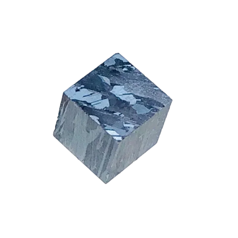 Silicon Element Cube with Lettering, Metallographic, 10mm, 6N