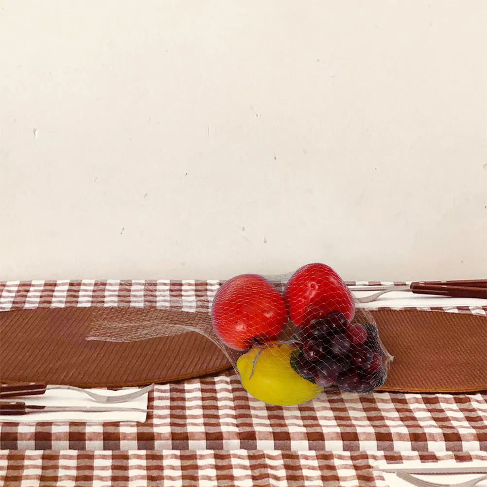 

100Pcs Produce Mesh Bags 35Cm Green Vegetable Fruit Net Bags Reusable Strong Load Bearing Storage for Shopping Home Kitchen Use