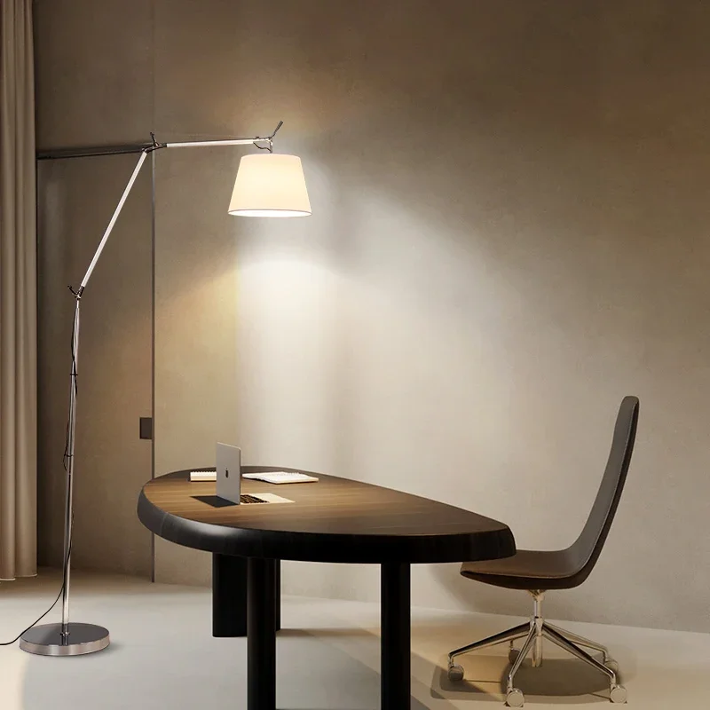 

2025 светодиодный торшер с длинной рукой, регулируемый прикроватный диван, светильник для чтения, настольная лампа для офиса, кабинета, минималистичный дизайн, домашний декор, стоячий