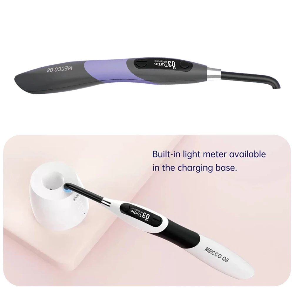 Dental Wireless LED Curing Light Wave Length 385nm-515nm Hygienic Design Cure Lamp With Wide Spectrum