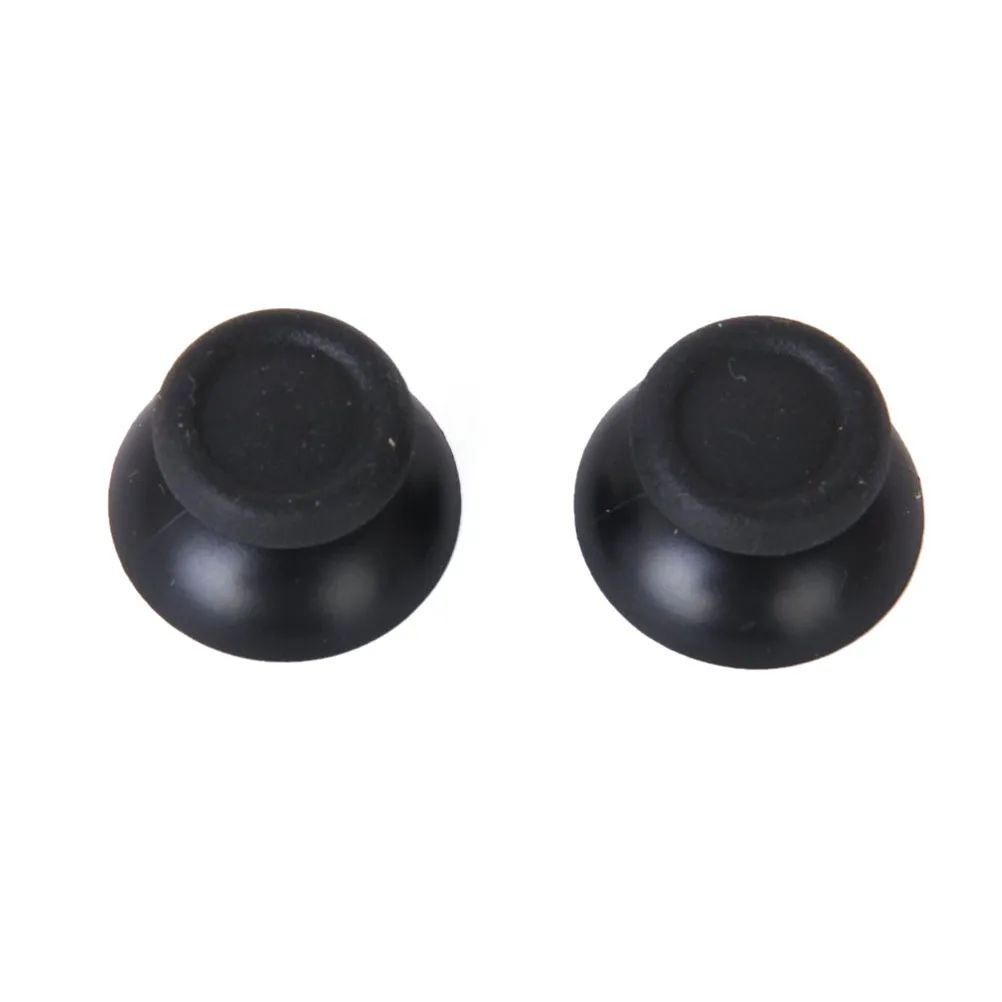 

Mushroom Head Shaped 3D Joystick Caps A Pair Black High Quality Hard Plastic Replacement for 4