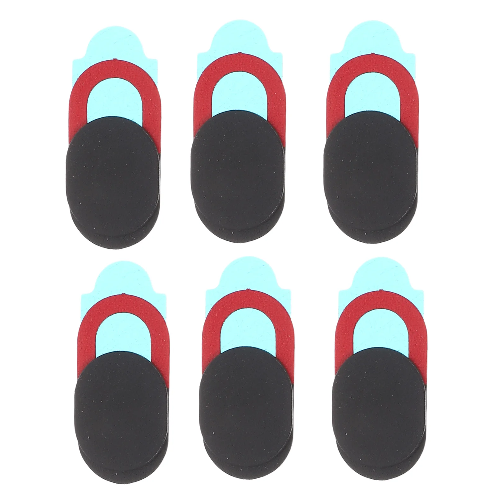 

6Pcs Webcam Privacy Cover Slider Shutter for Laptop Tablet Smartphone Secure Black