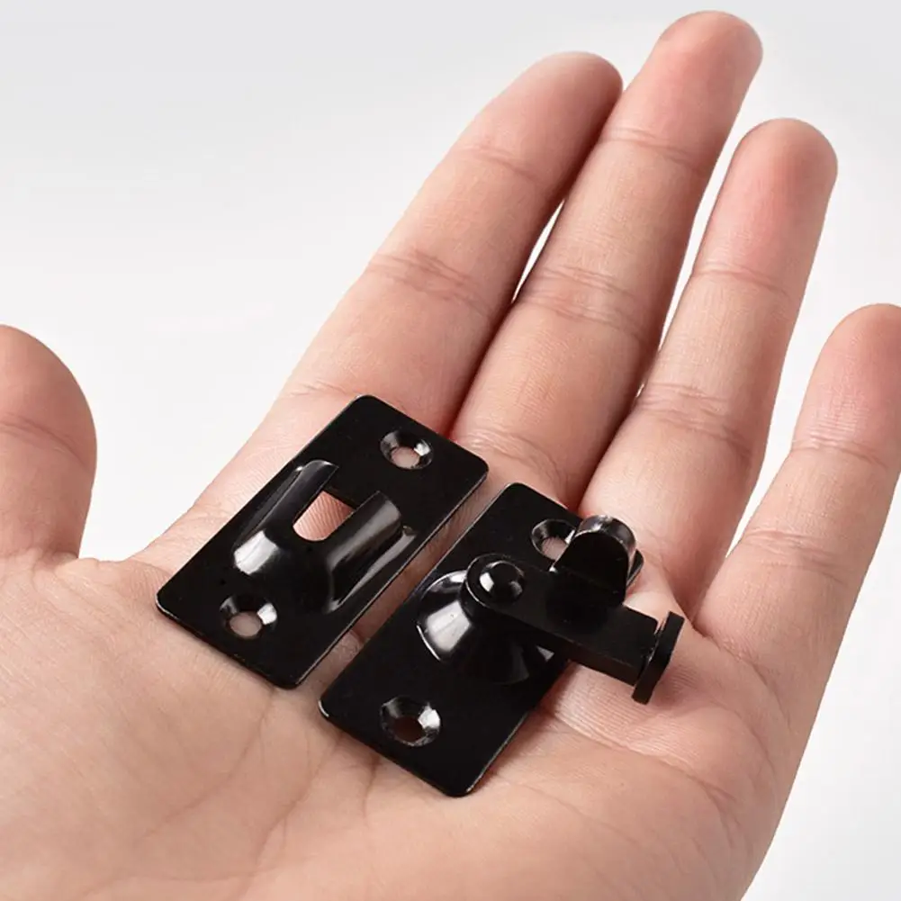 قفل الباب الحرس مزلاج الترباس 90 درجة الصلب تبديل مزلاج انزلاق باب الحظيرة قفل خزانة مشروبات خزانة أدوات قفل الزاوية اليمنى