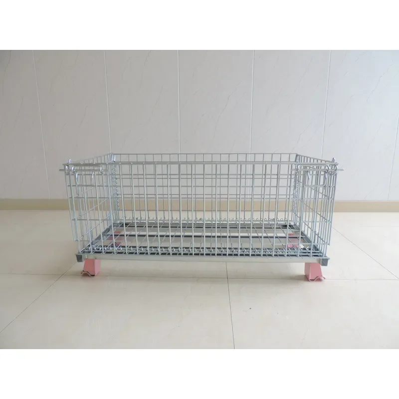 Light Duty 300kgs Loading Container Wholesale Custom High Quality Steel Stacking Racks Shelves Stack Racks Steel Pallet Box