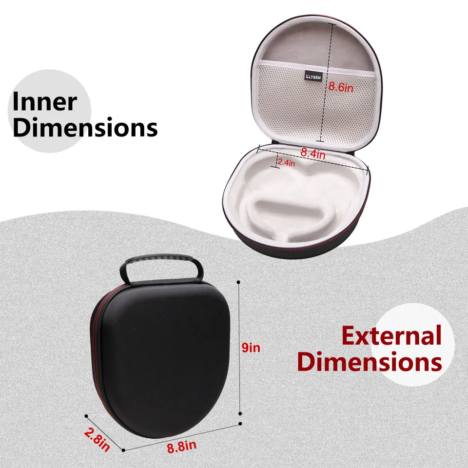 LTGEM Headphones Case for Anker Soundcore Space One Pro/Q45/Life