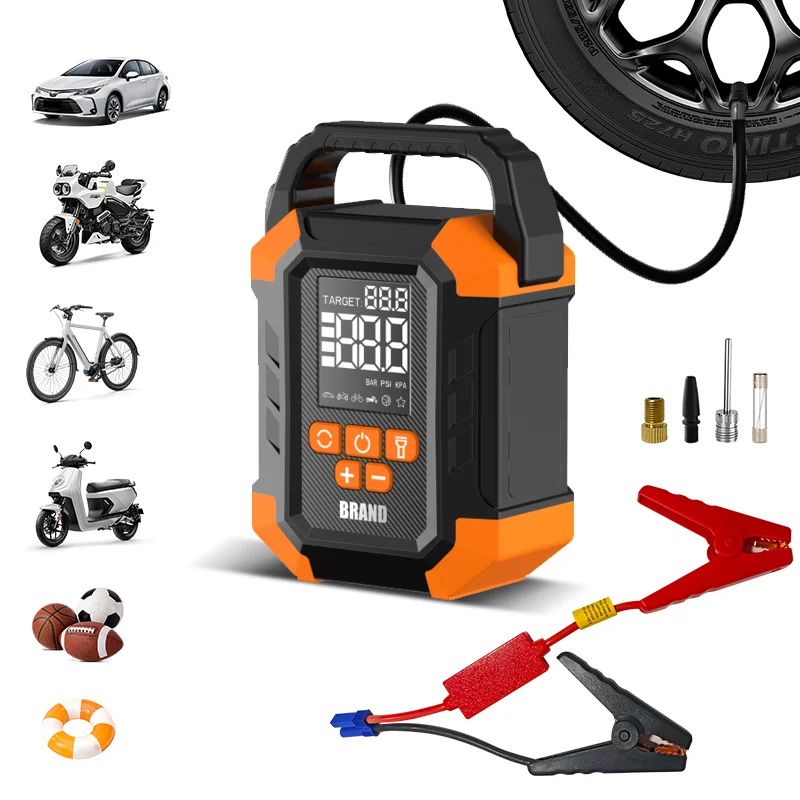 

Портативный электрический воздушный насос для кемпинга на открытом воздухе, светодиодные фонари, зарядный надувной насос/распылитель, вакуумные сумки для хранения, изготовленные из пластика