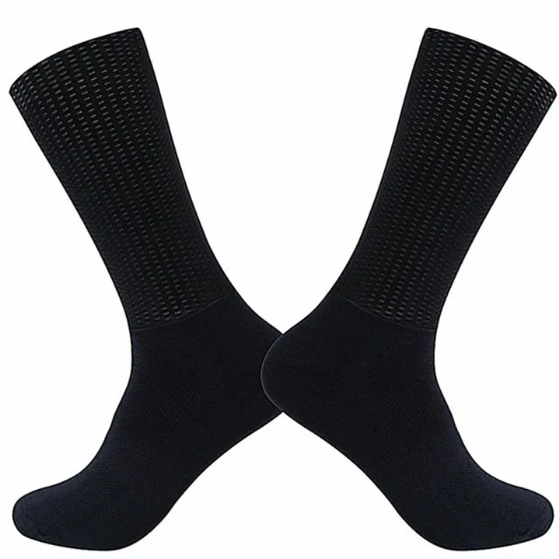 Men's Socks Racing Road Bike Aerodynamic Cycling Socks Women Breathable Race Bike Jump Rope Running Functional Marathon Non-Slip