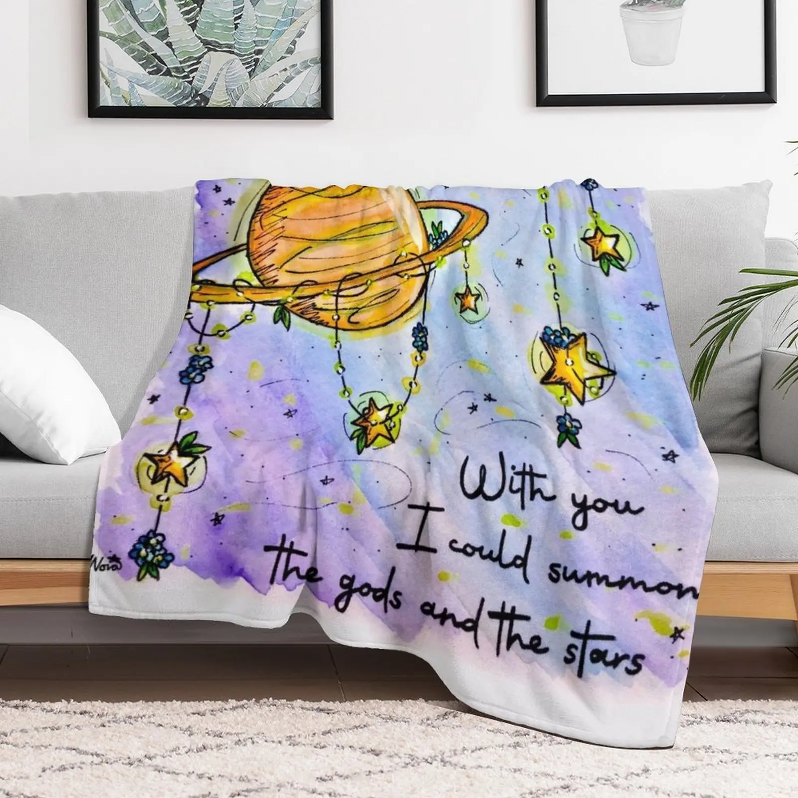 Battle Cries Gods & The Stars Inspired by The Amazing Devil Throw Blanket Plush Fuzzy Cozy Blanket for Couch Sofa