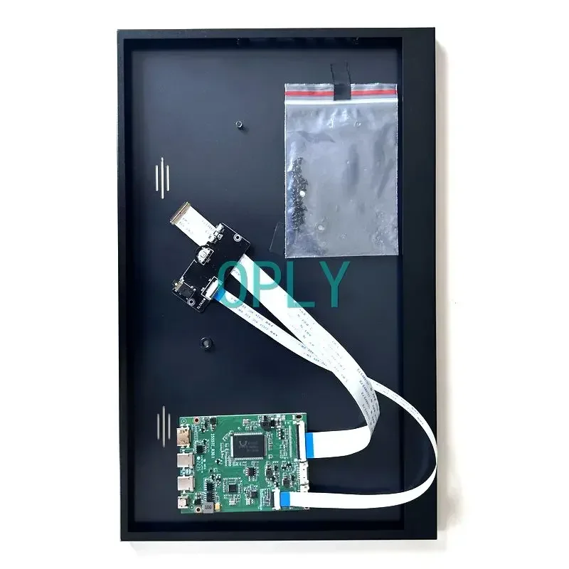 

Плата драйвера контроллера Micro USB NT156WHM + металлический корпус 15,6 дюйма, портативный комплект модификации 1366*768 Mini-HDMI EDP 30-контактный 2 TYPE-C