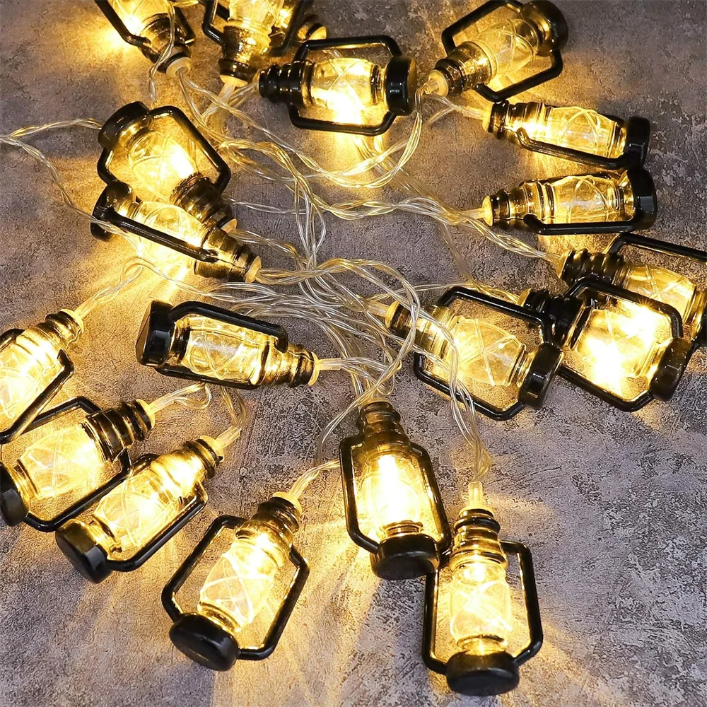 Querosene Garrafa String Lights para Decorações do quarto, USB Pátio Luz, Bateria de férias, Interior Luzes LED, 2024, Y2K, 273