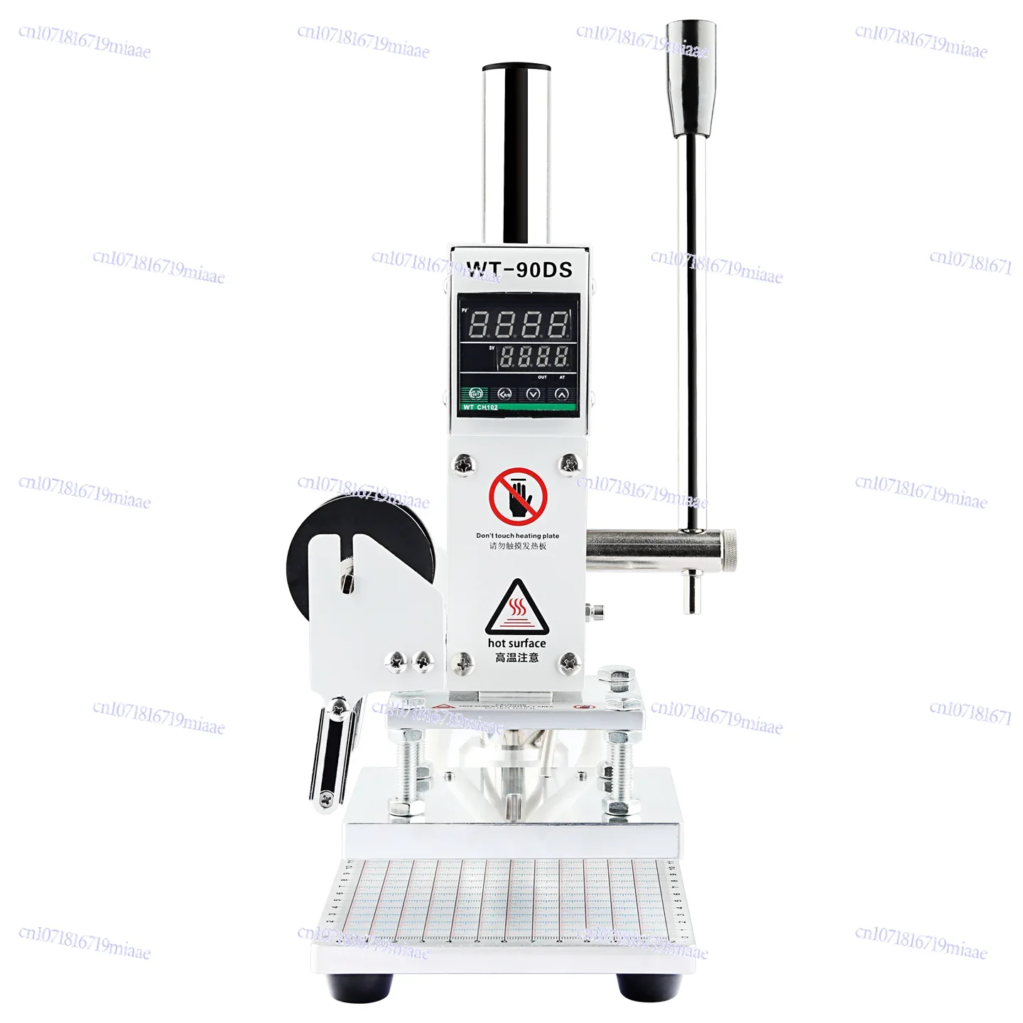 Bronzing Paper Holder, Manual Embossing Machine Used for Leather, PVC Embossing Hot Foil Stamping Machine, 500W, Heat Press