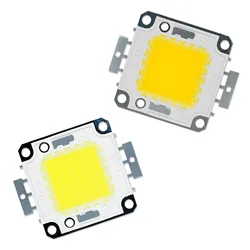 Chip LED COB de 50W y 100W, soporte de cobre DC30-36V, foco reflector LED integrado, luz LED, blanco frío y cálido