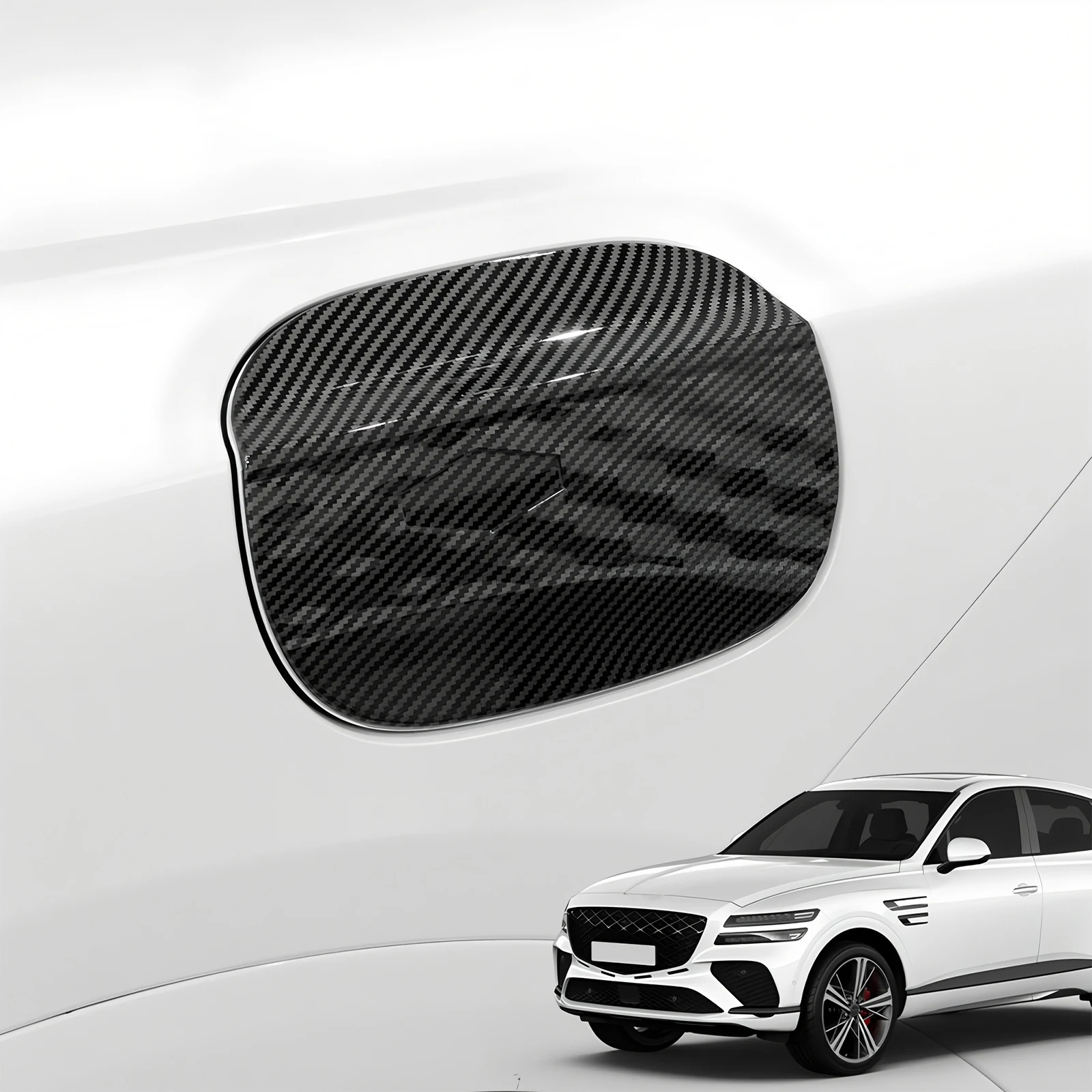 

Автомобильный топливный бак, декоративная крышка, масляная крышка, наклейка, аксессуары для Genesis GV80 2022-2025, внешний стиль