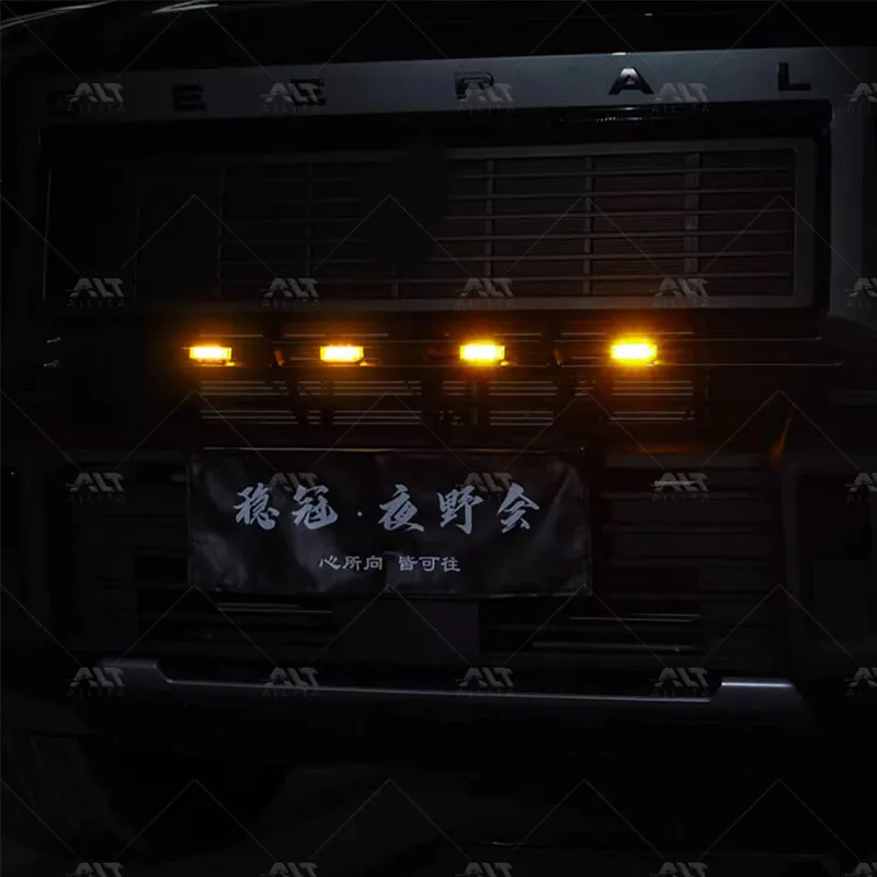 High Quality Front Grille Light Sturdy LED Decor Lamp Anti Fade 12 White Light for Changan Deepal G318 Accessories