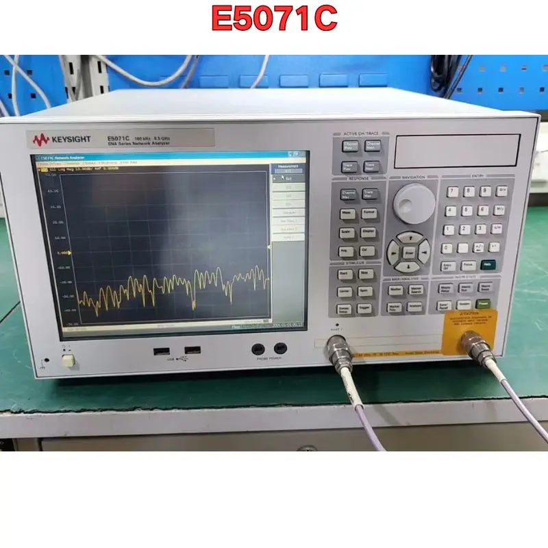 Second-hand Agilent E5071C network analyzer vector network 100k~8.5GHz functional test normal Latest quotation for June 2026