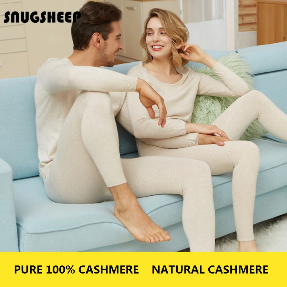 100% cashmere sets for men women luxury and high end winter thermal set