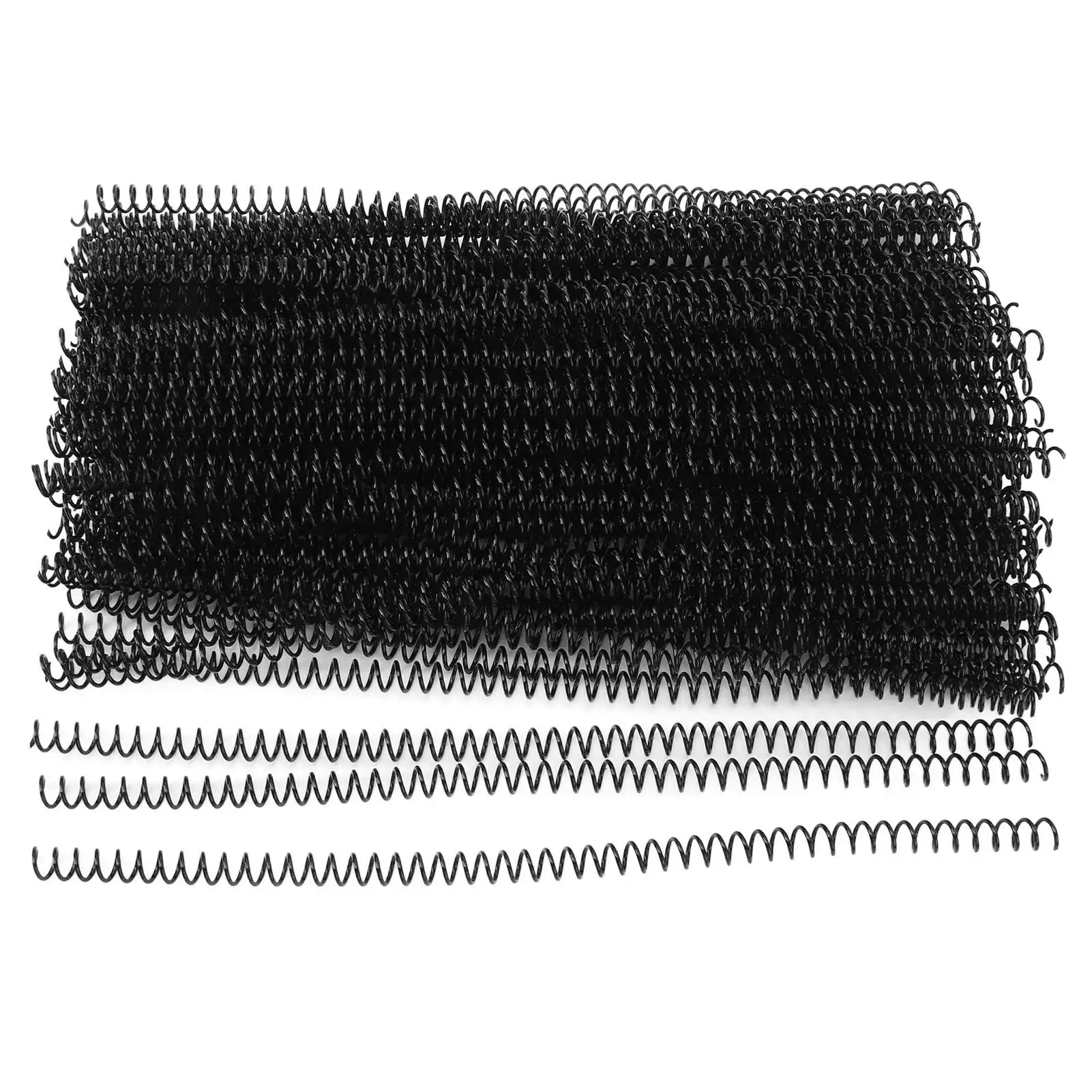 100pcs-spiral-binding-coils-48-loops-4-1-pitch-a4-paper-plastic-binding-spines-40-sheets-capacity-8mm-diameter-black