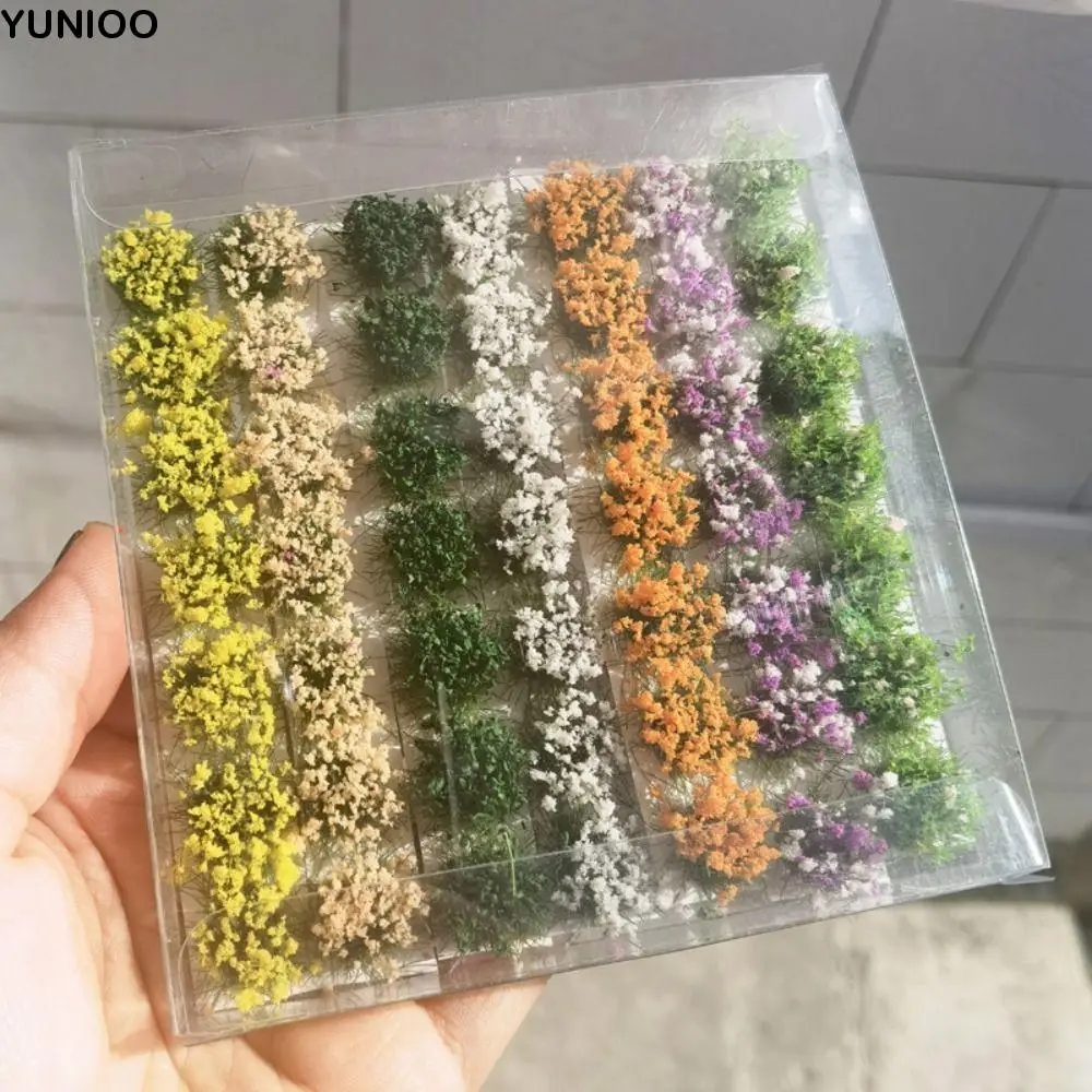 

DIY Building Miniature Flower Cluster ABS Plant Materials Model Making Static Flower Tufts Simulation 8mm Height