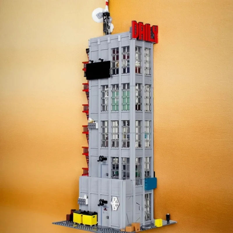 3142pcs MOC Daily Bugle Re-Scaled Mod Modular Buildings Model Building Blocks Christmas Gifts Construction Toy Display 3D Craft