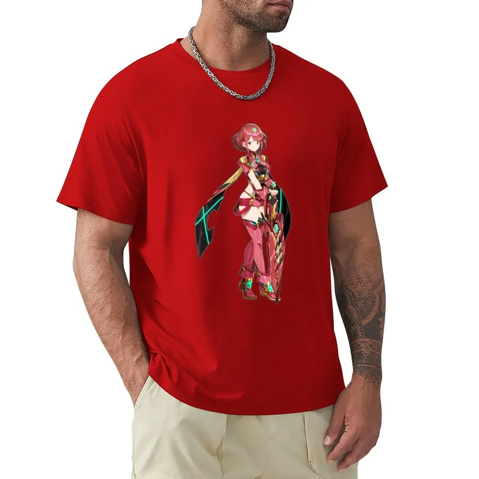 Pyra - Xenoblade Chronicles 2 T-Shirt hippie clothes plus size tops man clothes mens t shirts top quality