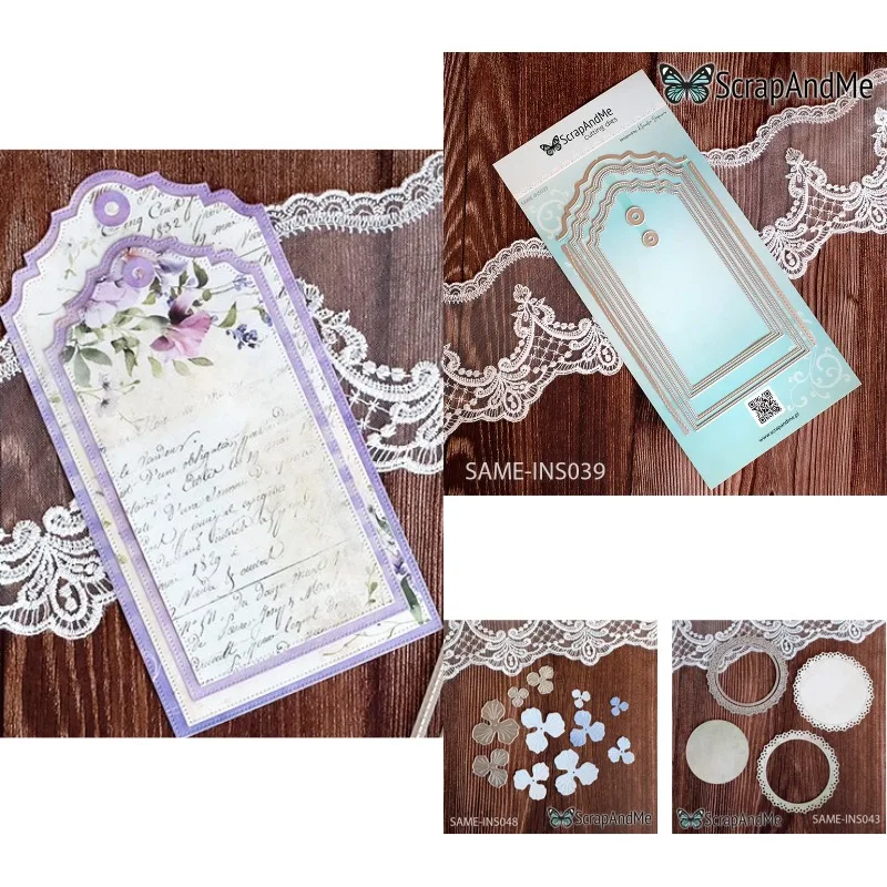 Patterns Hidden Inside the Circle Cutting Dies Scrapbook Diary Decoration Stencil Embossing Template DIY Greeting Card Handmade