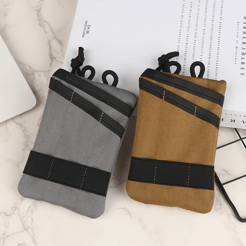 

Mini EDC Pouch Sundries Bag Multifunctional Storage Pouch Purse Key Card Bag Outdoor Hunting Tactical Tool Bag