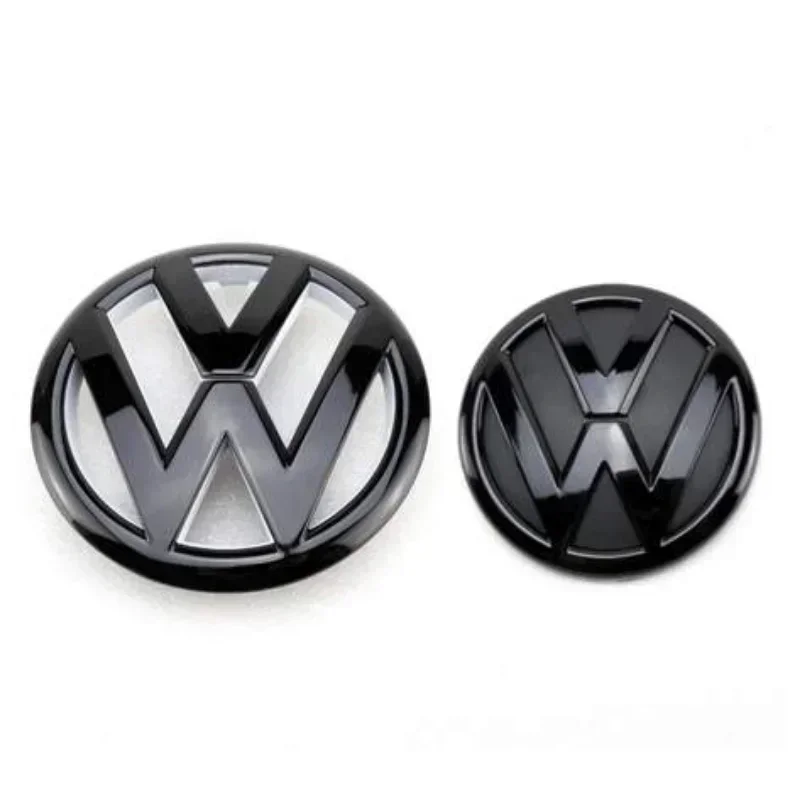 100/130mm OEM 5C6853601/C6853630E for Volkswagen VW Jetta MK6 2011-2014 Car Front Grille Badge Rear Trunk Emblem Accessories