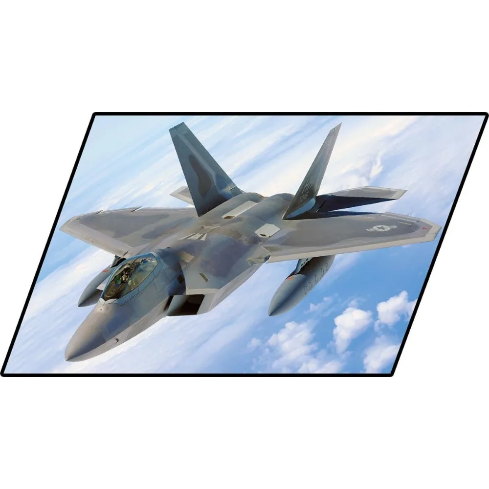 Serie militar COBI Lockheed F-22 Raptor en diseño monocromático