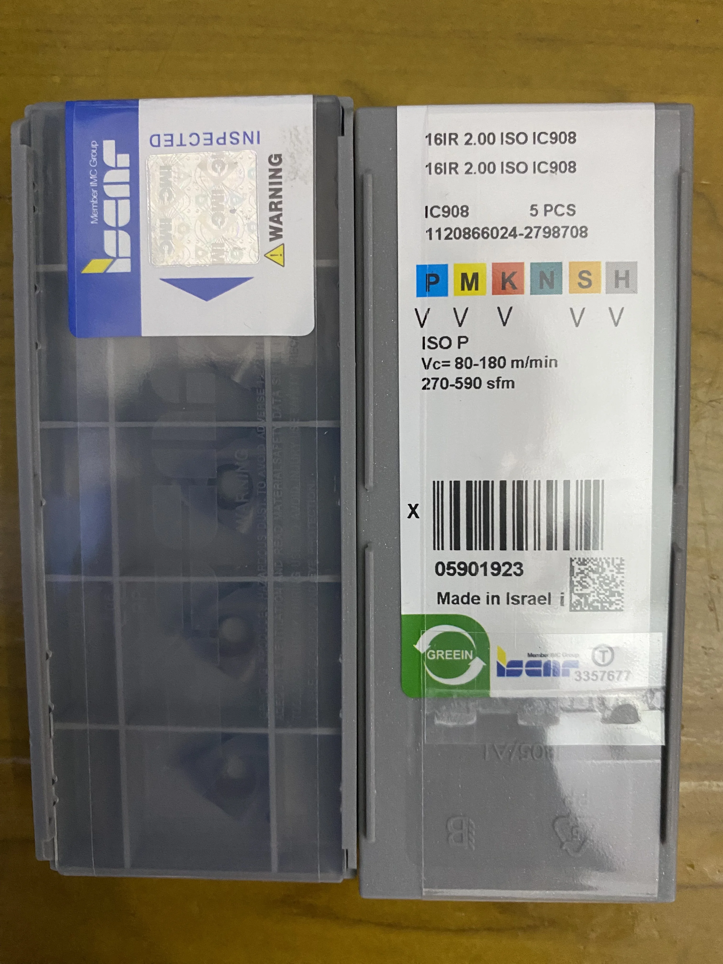

CNC blade 16IR2.00ISO IC908