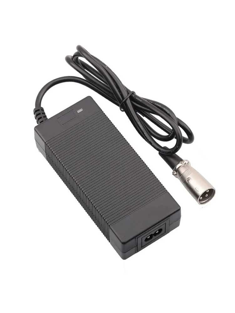 AliExpress TangsFire 54.6V 2A Lithium Battery Charger 13Series For 48V Electric Scooter Bicycle Li-ion Battery Charger XLR High Quality Power Adapter