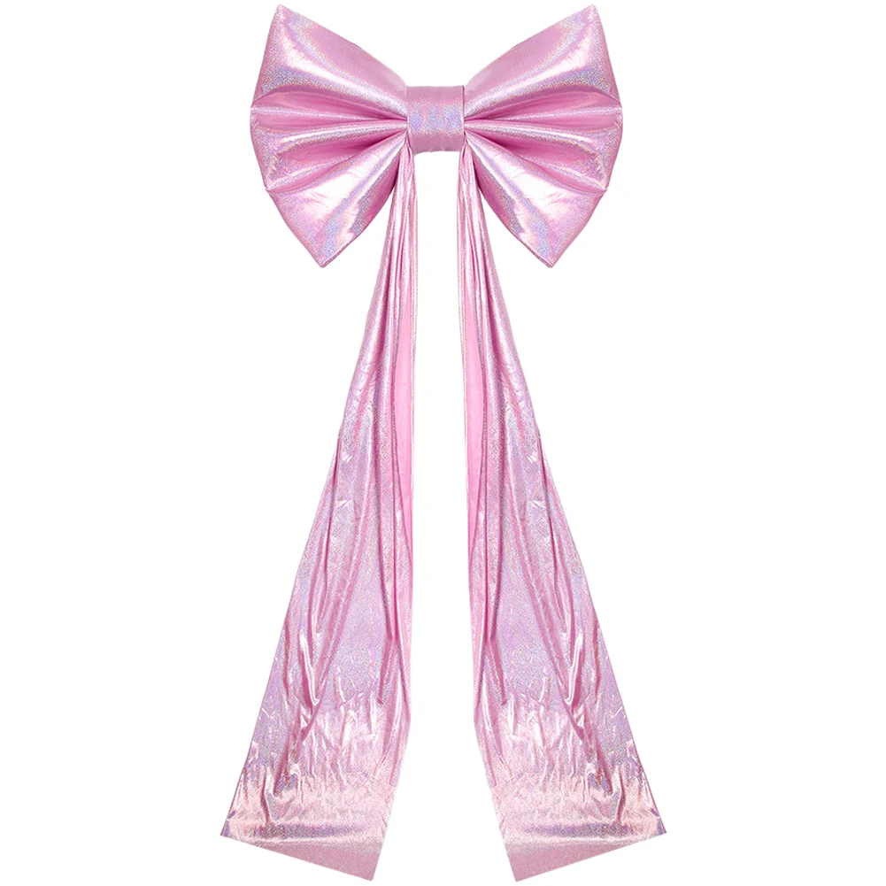 

Большой розовый бантик 150х80х50 см из полиэстера, декоративный, для свадебных церемоний, оформления сцены и празднования дней рождения