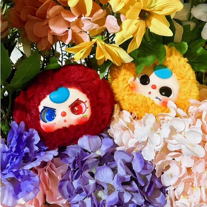 

Подлинная детская плюшевая серия с тремя фруктами, слепая коробка, кавайная игрушка, кукла, сумка для детей, мягкая кукла для девочек, подарок на день рождения, игрушки