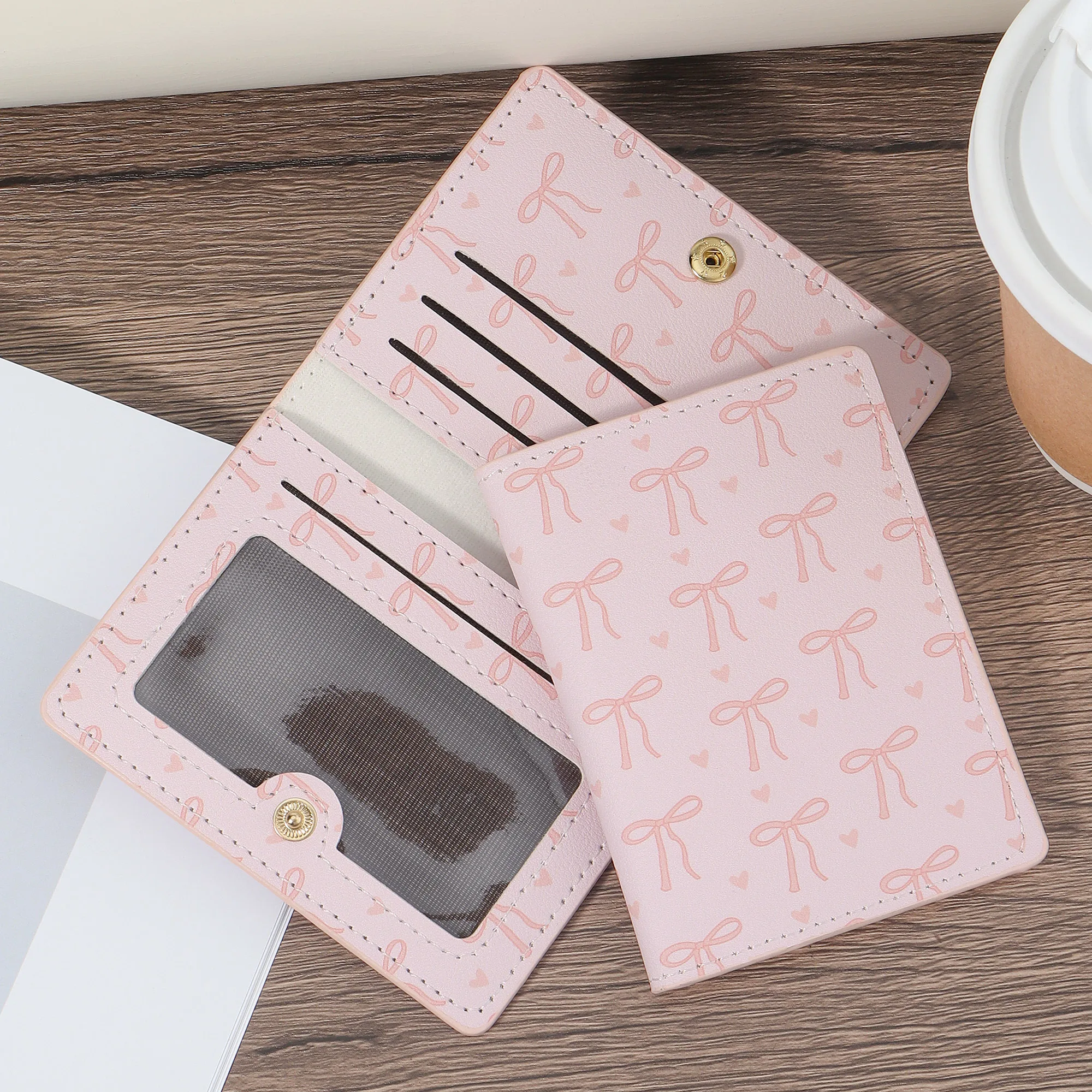 Stylish Simple Short Bifold Wallet, Lightweight Portable Small Credit Card Holder & Organizer, Women's Daily Versatile Clutch &