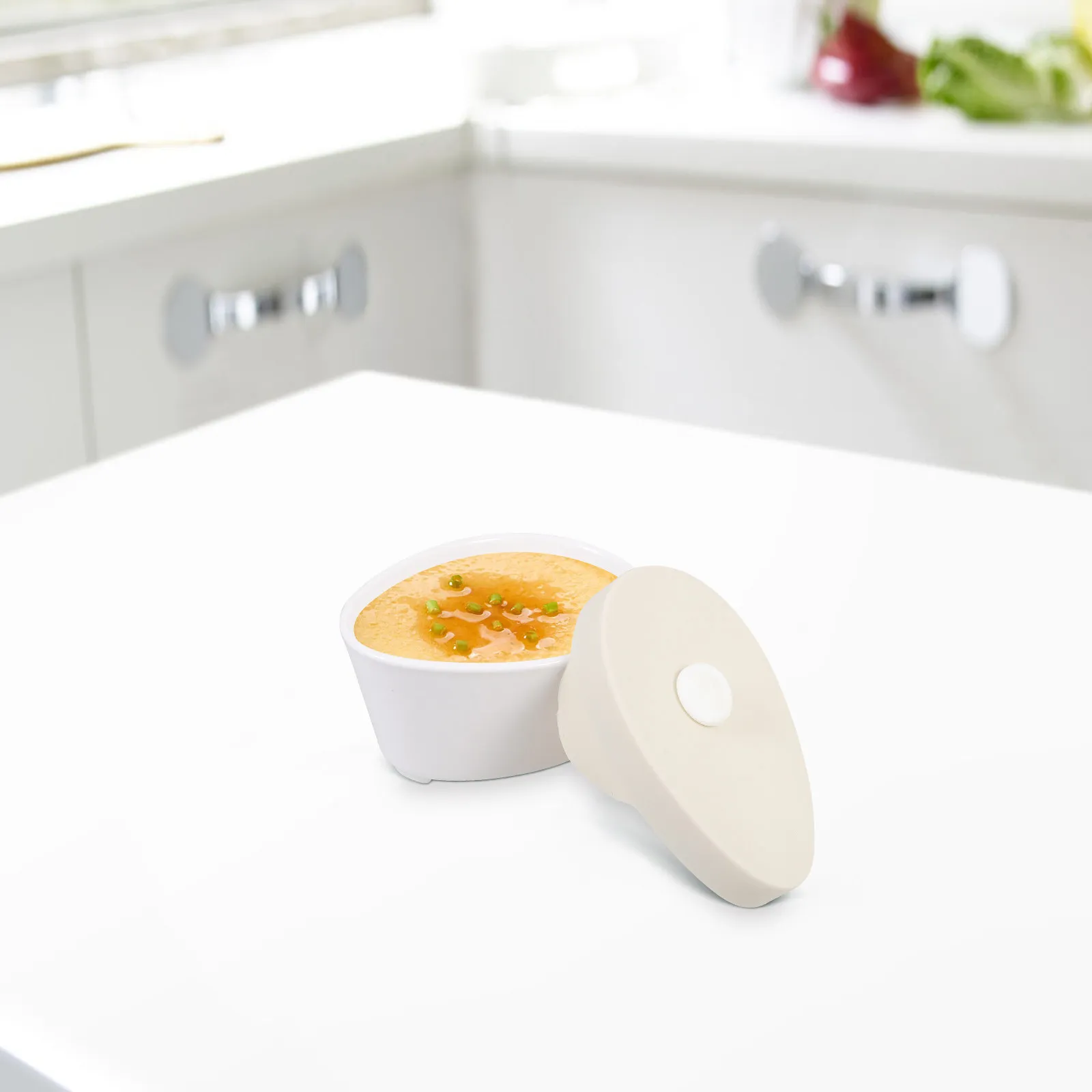 Olla de Cerámica con Tapa para Sopa, Guisos, Arroz Caliente, Huevos al Vapor, Estilo Chino, Vajilla de Cocina, Utensilios para el Hogar, Tazón para Sopa
