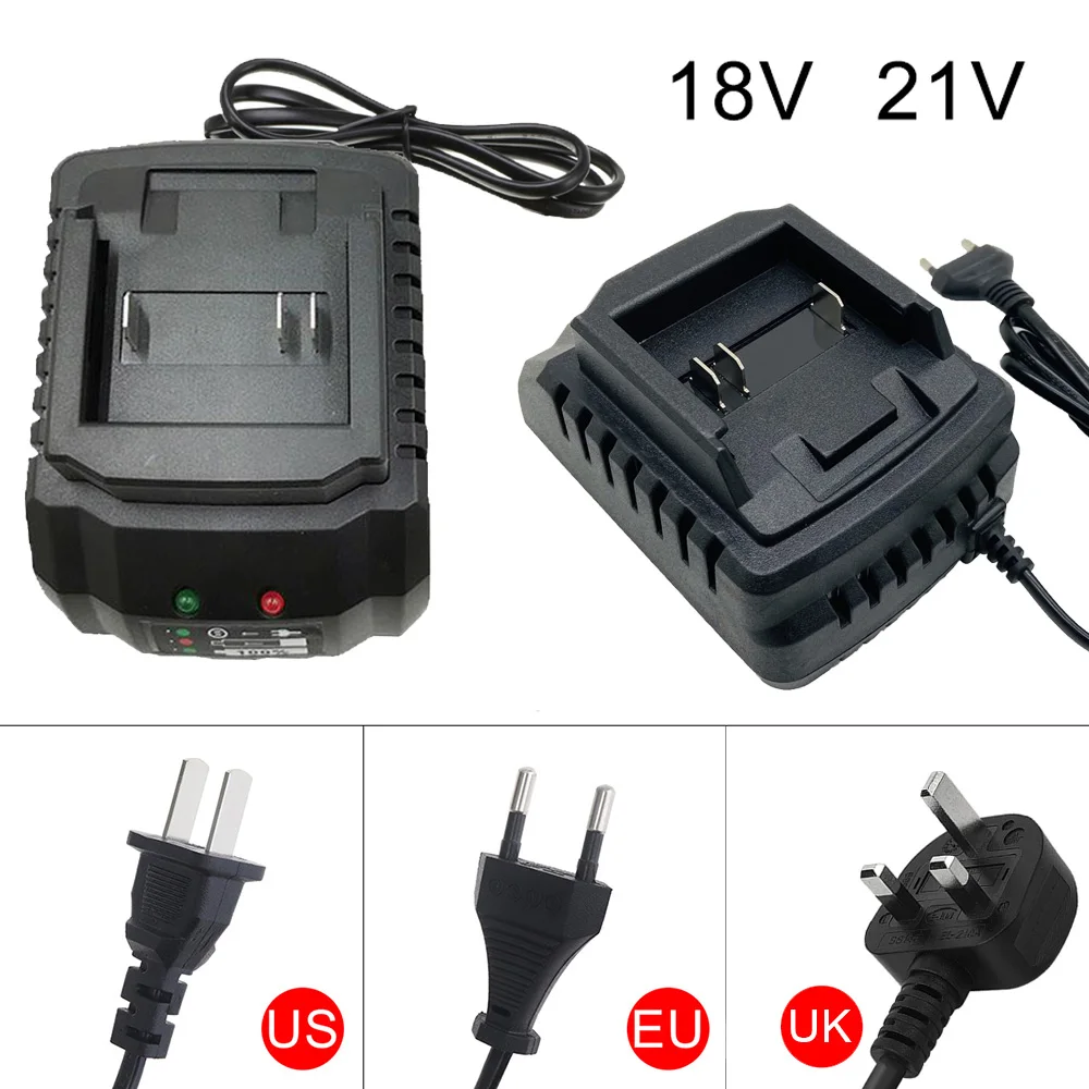 

Li-ion Battery Charger Quick Charge 18V 21V Power Tools Portable Charger US/UK/EU Plug for Makita BL1415 BL1815 BL1830 BL1850