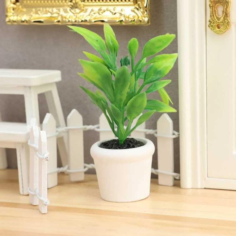 

Пластиковые листва, миниатюрные кукольные домики, аксессуары, реалистичные детали растений для ретро-сцены жизни, реквизит для фотосессии A2UB