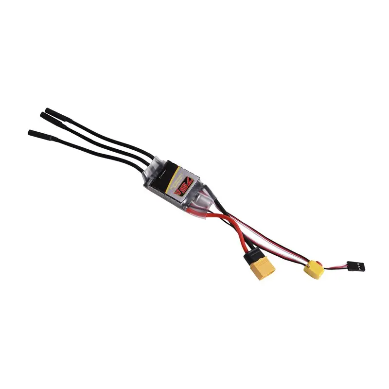 

MACH-75A Brushless RC ESC Electronic Speed Controller For 540/3650/3670 Brushless Motor Model Car/Boat With XT60 Power Plug