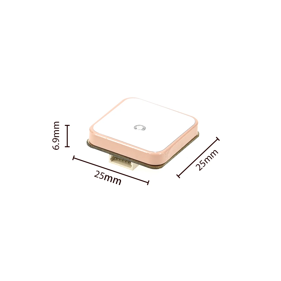 QUESCAN 25mm AN252 10Hz M10 GNSS Module GPS GLONASS BeiDou Galileo QZSS SBAS Module Antenna Receiver M10050 GPS Configurable