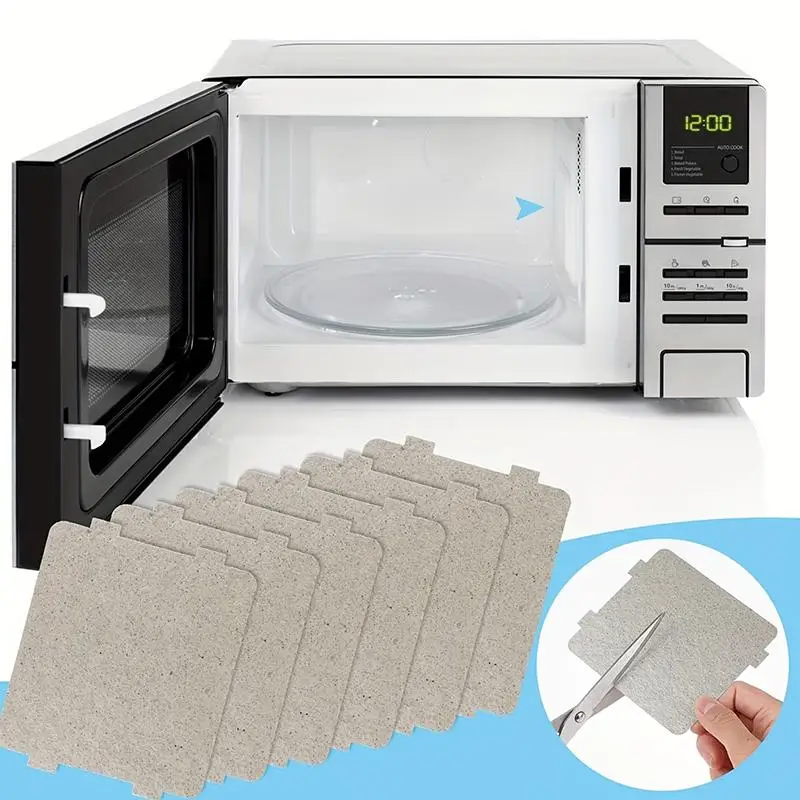 5 or 10Pcs Microwave Oven Mica Sheet Universal Cuttable Waveguide Cover Plate Home Appliance Repair Replacement DIY Parts