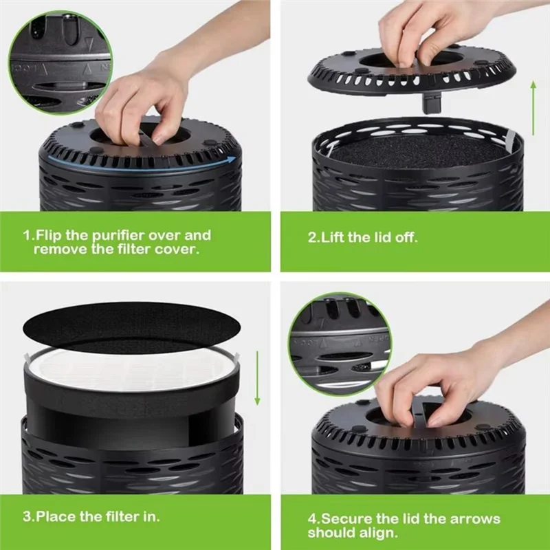 A39M ตัวกรองทดแทนสําหรับเครื่องฟอกอากาศ Levoit สําหรับเครื่องฟอกอากาศ Levoit LV-H132 ประสิทธิภาพการทําความสะอาดอากาศที่เพิ่มขึ้น