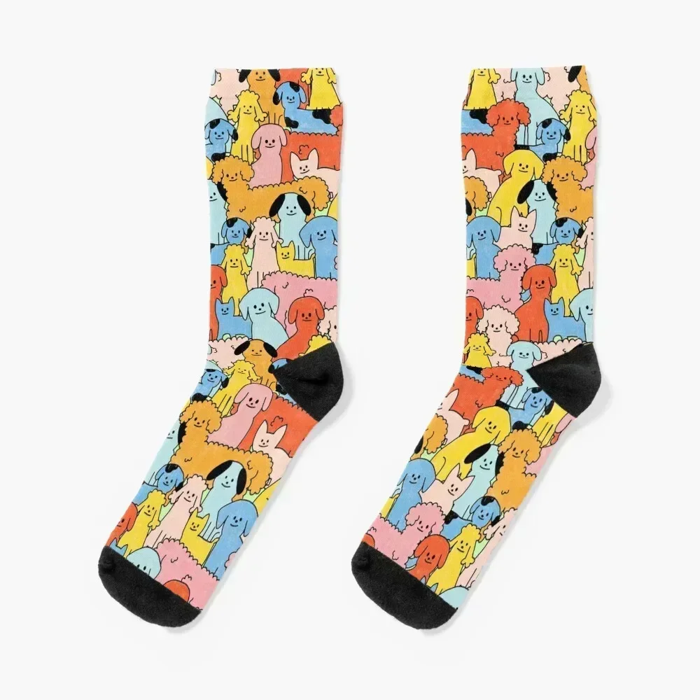 

Pup Rally - The Peach Fuzz Socks Sports gift anti-slip kawaii Socks Man Women's