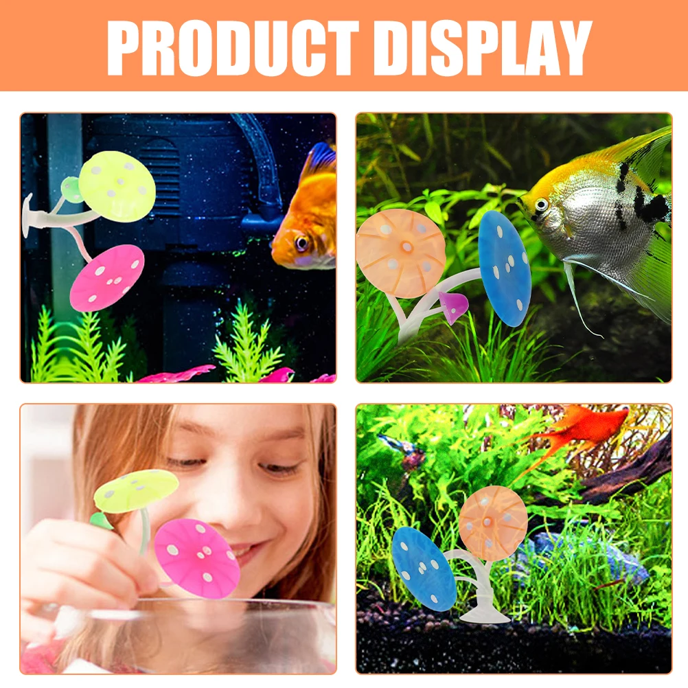 

2 Pcs Aquarium Rest Bed Fish Tank Decorations Betta Leaf Hammock Hammocks Place for Landscaping Accessories
