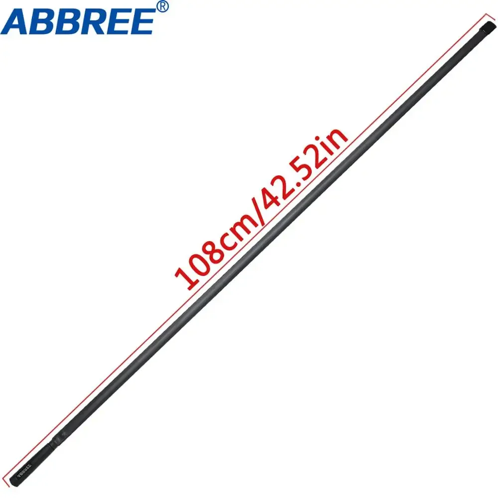 ABBREE antena taktis 27Mhz 72/108CM, Radio portabel CB dengan konektor BNC untuk Cobra Midland Uniden Anytone Radio CB