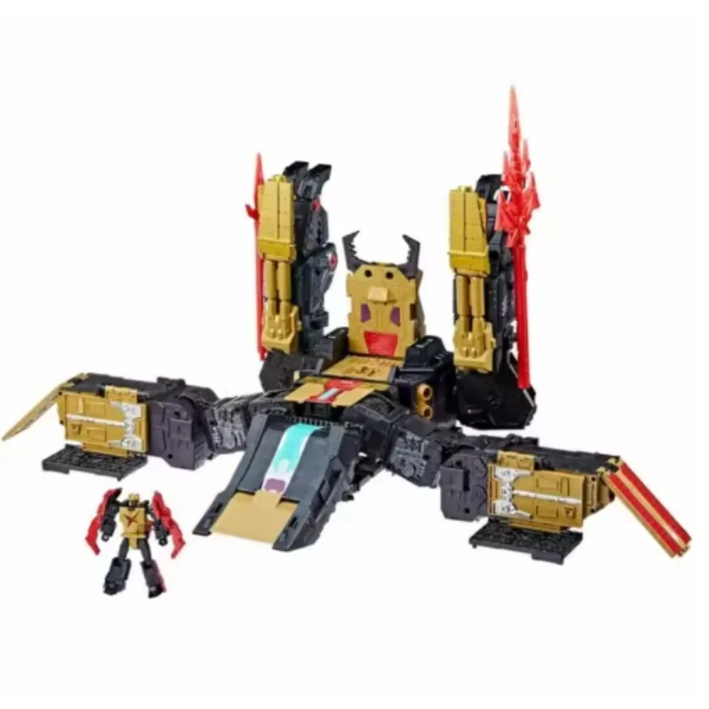 Original Hasbro Transformers TRA GEN SELECTS TITAN BLACK ZARAK Anime Figures Collection Toys Models